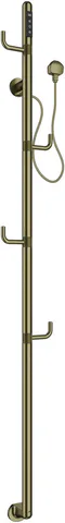 Полотенцесушитель электрический Allen Brau Liberty 1659х182 7.33001-GB золото браш
