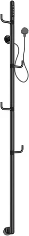 Полотенцесушитель электрический Allen Brau Liberty 1659х182 7.33001-GM графит браш