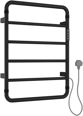 Полотенцесушитель электрический Allen Brau Priority 640х475 7.31000-31 черный electroplating