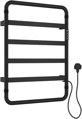 Полотенцесушитель электрический Allen Brau Priority 658х475 7.31001-31 черный electroplating