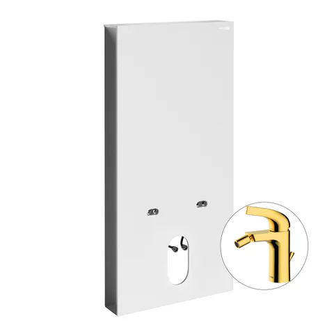 Нааб (Naab) 86BDT.050.WH.SQ7106 Комплект для биде со смесителем