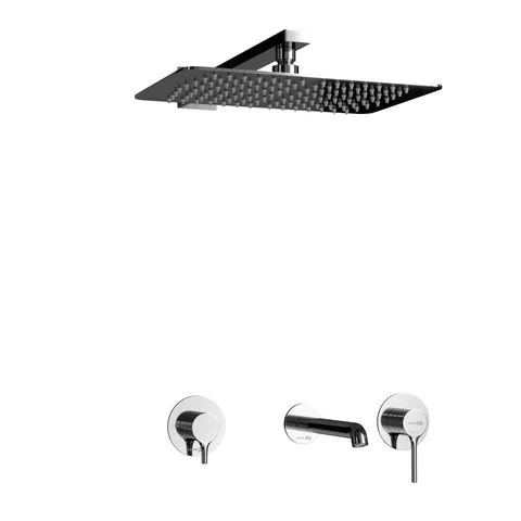 Рейн (Rhein) 9951.99DVR2.090.069.443 Встраиваемый комплект для ванны с изливом и верхней душевой нас