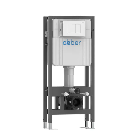 Инсталляция двойная самонесущая ABBER AC0106 для двух подвесных унитазов