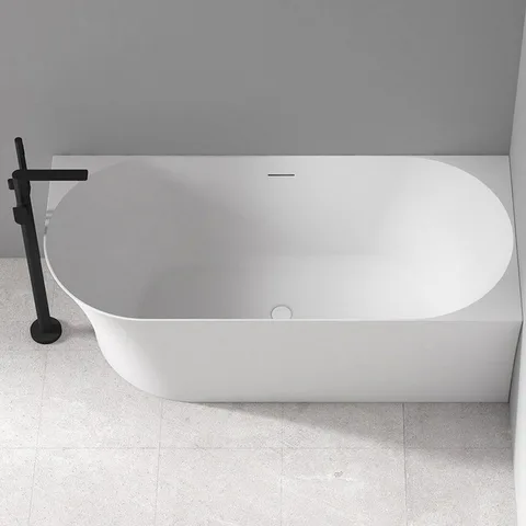 Акриловая ванна ABBER AB9258-1.5 R белая
