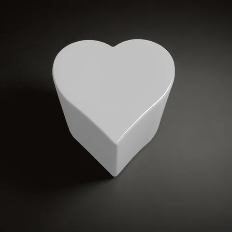 Kerasan Artwork Столик декоративный на стальной основе "CUORI", 50х50х41 см, цвет белый глянцевый