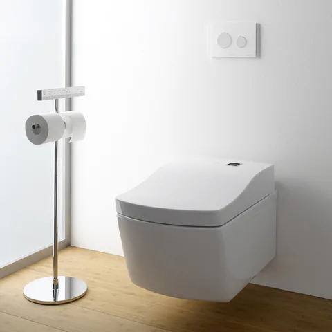 TOTO NEOREST EW Унитаз подвесной 423x666x410 мм, без сиденья (подходит: TCF994RWG) безободковый, CeFiONtect, Tornado Flush  цвет: белый