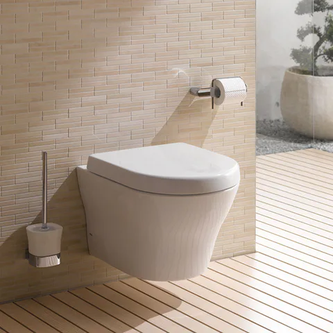 TOTO MH Унитаз подвесной, 394x530x339мм, безободковый, без сиденья, Tornado Flush, CeFiONtect, цвет: белый