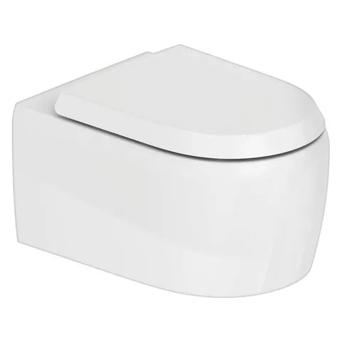 Duravit  Qatego Унитаз подвесной безободковый 370х570 мм, с креплением Durafix.с установл. петлями из нерж. стали, цвет белый (Спец.цена с НАШЕГО скл)
