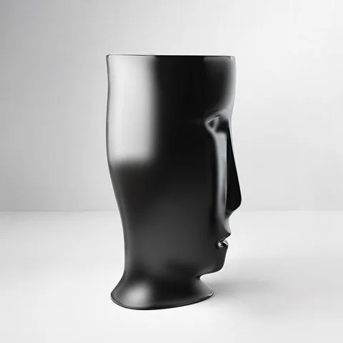 Kerasan Artwork Раковина свободностоящая "MOLOCO", с отверстием для слива в стену, цвет черный матовый