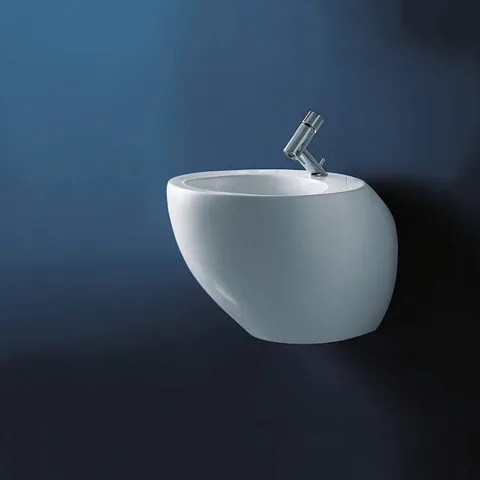 Laufen Alessi One Биде напольное 390x585x415мм, с 1 отв. под смеситель, с покр. LLC, цвет: белый