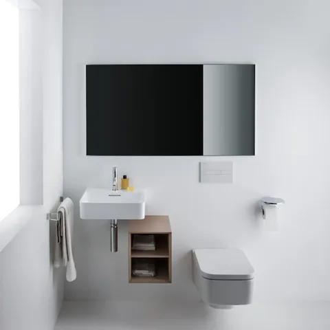 Laufen VAL Раковина 450х420х155мм с 1 отв. под смеситель, с покр. LLC, цвет: белый