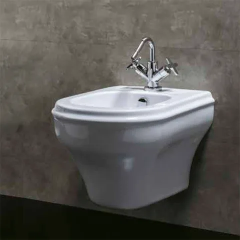 AZZURRA CHARME биде подвесное 52х40см, с 1 отв.c креплением KIT 2000 CF, цвет белый