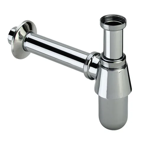 Gattoni Accessori Сифон бутылочный под донный клапан 1/1,4" для раковины, цвет хром