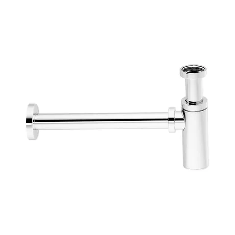 Gattoni Accessori Сифон под донный клапан 1/1,4" - цилиндрический, для раковины, цвет хром