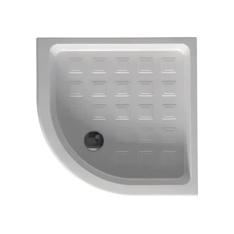 KERASAN Retro Душевой поддон четверть круга 80*80 белый