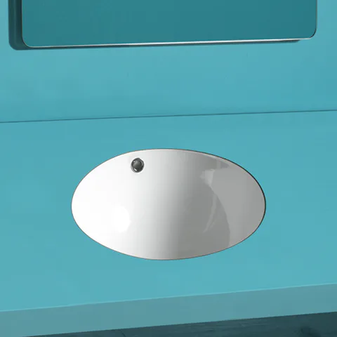 SIMAS Lavabi d'arredo Раковина под столешницу 42.5см BLANCO (с набором креплений), цвет белый