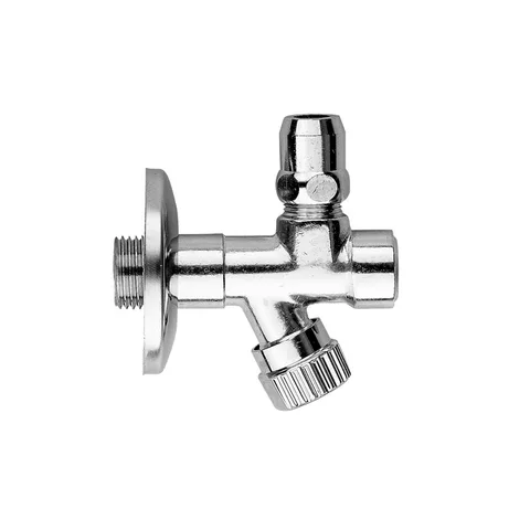 Gattoni Accessori Угловой вентиль с фильтром 1/2"x3/8" без цанговых гаек, цвет хром