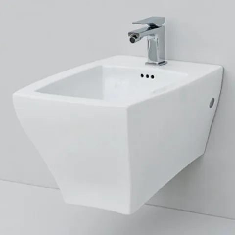 Artceram JAZZ Биде подвесное 54x36см c креплением, с 1 отв под смеситель .цвет белый матовый