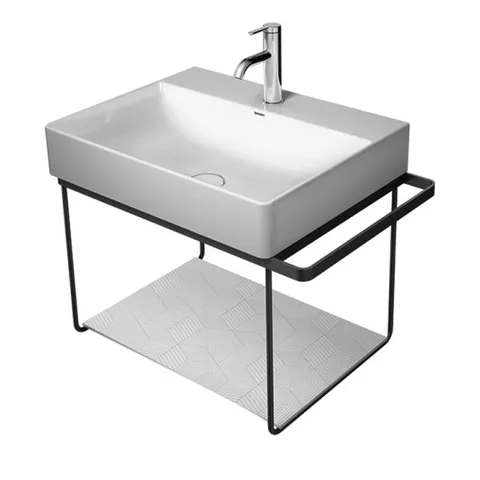 Duravit DuraSquare Раковина 600мм, без перелива, с площадкой, с 1 отв. под смеситель, Цвет белый