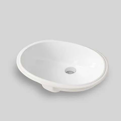 Artceram WASHBASINS DIANA  Раковина встраиваемая снизу 57х40 см, без отв под смеситель, без крепежа ACA001, цвет белый.