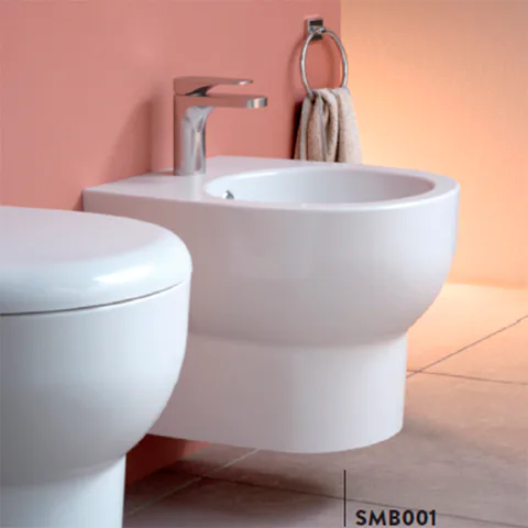ARTCERAM SMARTY Биде подвесное  35х50 см, с 1 отв под смеситель, цвет белый