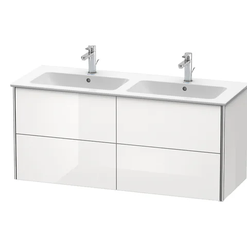 Duravit XSquare База под раковину 1280х478х560 мм, с 4 выдв ящиками, Цвет белый глянц.(для 233613)