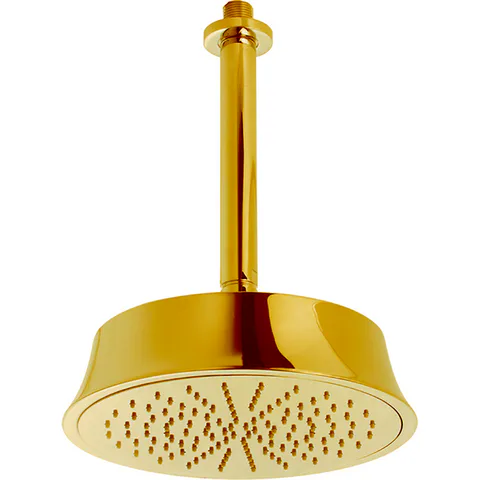 CISAL Shower Верхний душ D220 мм с потолочным держателем L270 мм, цвет золото