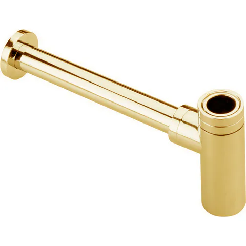 CISAL Сифон 1"1/4 для раковины, цвет золото