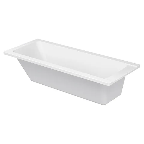 Duravit D-Code  Ванна акриловая прямоугольная 1700х500 мм см, встраиваемая, с 1 наклоном для спины, выпуск центральный , цвет белый