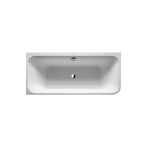 DURAVIT Happy D2 Ванна 1800х800 мм, угол слева  вариант с двумя наклонами для спины, с интегр акрилов панелью и ножками, цвет белый