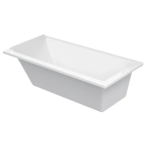 Duravit STARCK Ванна акриловая  прямоугольный вариант 1700x800х460 mm, встраиваемая или с панелями , с 1 наклоном  для спины ,  цвет белый