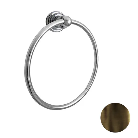 Nicolazzi Accessori Полотенцедержатель кольцо, цвет: тёмная бронза