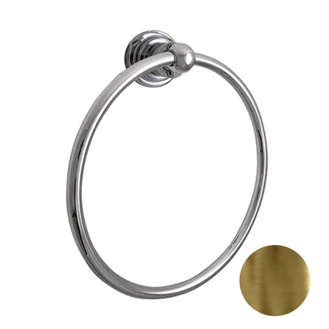 Nicolazzi Accessori Полотенцедержатель-кольцо настенный, цвет: бронза