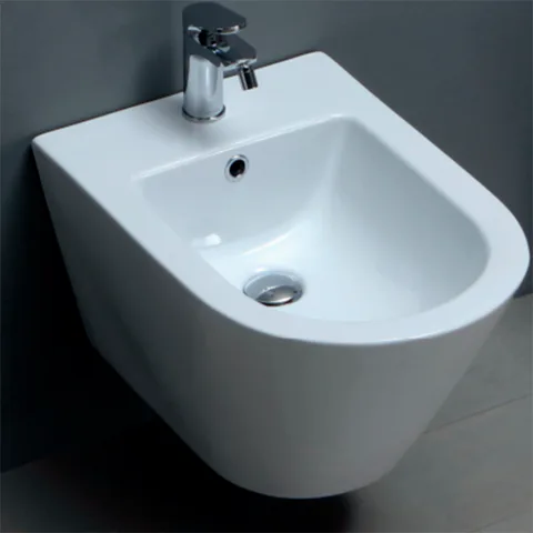 AZZURRA FORMA Биде подвесное  54х37х34см , с 1 отв под смеситель, цвет белый (СпецЦЕНА со склада!)