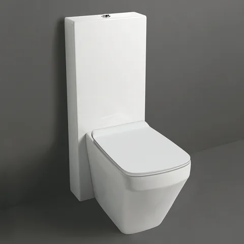 Simas Baden Baden Унитаз приставной безободковый 56х36 см, слив универсальный,  цвет белый (без креплений к стене F91)