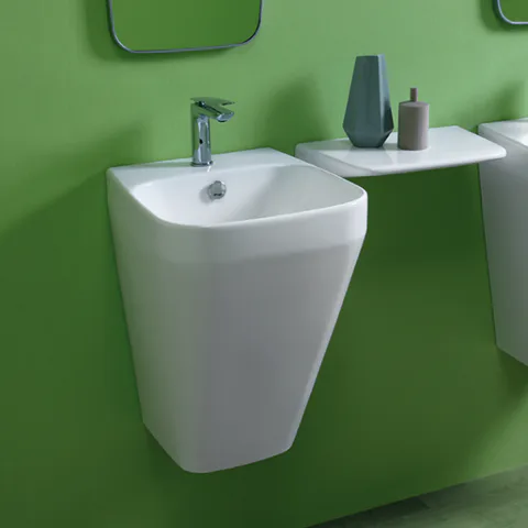 Simas Baden Baden Раковина подвесная  40х45х55 см, с 1 отв. для смесителя, цвет белый (без спецкреплений F85)