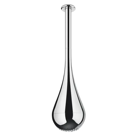 Gessi Goccia Верхний душ для потолочного крепления каплевидной формы, с инд.высотой (490-2100мм), цвет: хром