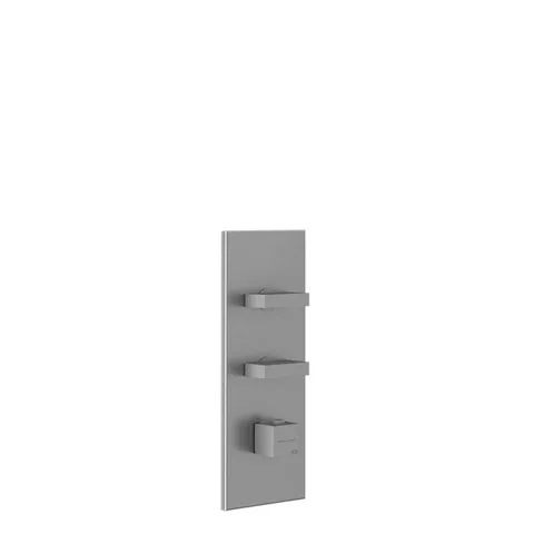 Gessi Rettangolo Встраиваемый термостат, подключение на 3/4”, с 2мя независимыми выходами(внешние части), цвет: хром