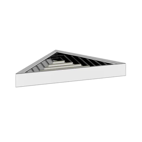 Gessi Rettangolo Полочка-решетка угловая для ванны или душа, цвет: хром