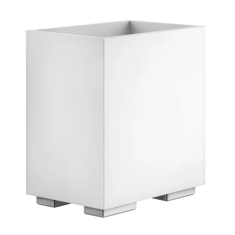 Gessi Rettangolo Корзина для мусора, цвет: хром/белый