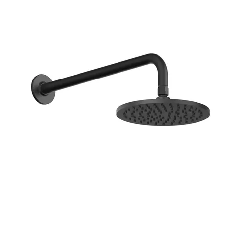 GESSI INCISO Душевая головка настенная, шарнирная на 1/2”,  Ø200мм, цвет: nero XL