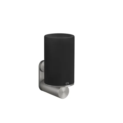 GESSI 316 Стакан настенный, цвет: черный/steel brushed