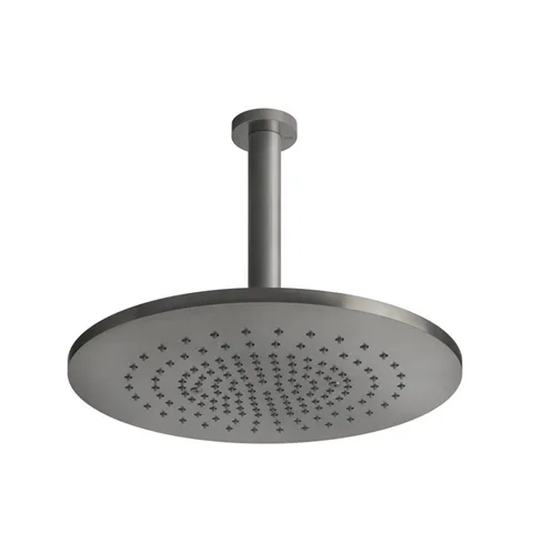 GESSI 316 Душевая головка шарнирная, потолочная на 1/2”, Ø355мм, h=243мм, цвет: steel brushed
