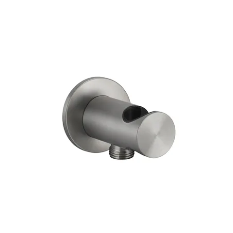GESSI 316 Держатель для душевой лейки с выводом воды на 1/2", цвет: steel brushed