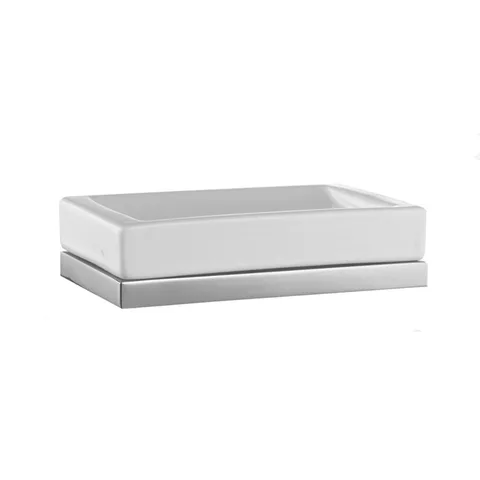 Stella Bamboo Quadro Мыльница настенная 1022/P026 цвет: хром