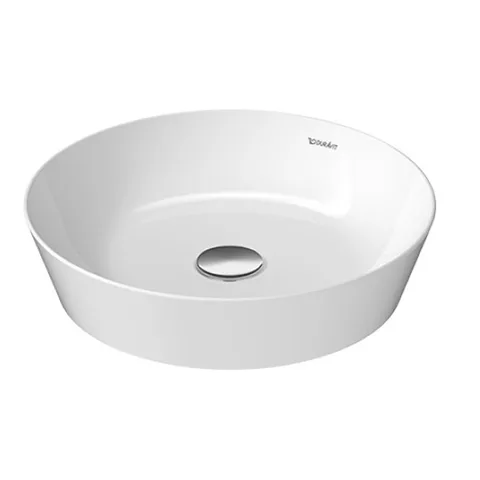 Duravit Cape Cod Раковина накладная круглая d430 мм, без отверстия под смеситель, цвет внутри - белый, снаружи - белый
