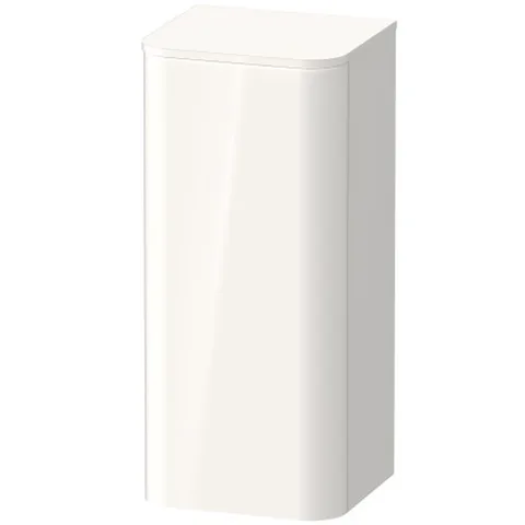 Duravit Happy D.2 Plus Пенал подвесной  880x400x360мм 1 дверь, 2 стекл. полки, SX, цвет: белый глянцевый (без топа)