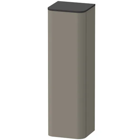 Duravit Happy D.2 Plus Пенал подвесной  1336x400x360мм 1 дверь, 3 стекл. полки, DX, цвет: stone grey satin matt (без Топа)