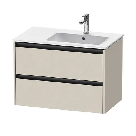 Duravit ME by Starck Раковина подвесная с переливом, с полкой слева, 1 отв под смес, 83х49см, цвет: белый (Спец.цена из наличия)
