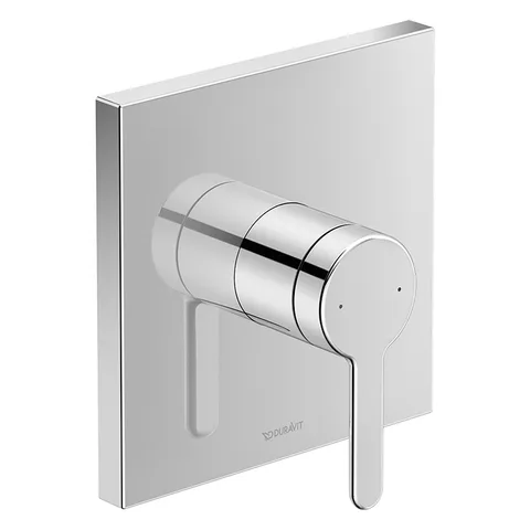 Duravit C.1 Смеситель для душа скрытого монтажа (наружная часть квадрат), цвет: хром